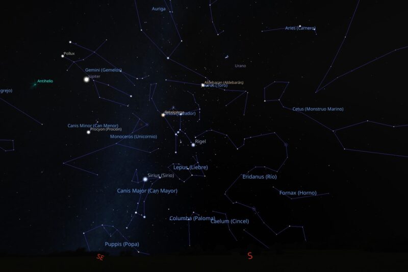 El cielo del mes: Enero 2026